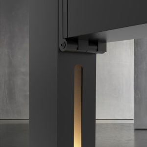 Detalje af lyset i HEATSAIL TWIG terrassevarmer